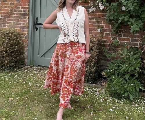 Vintage size orange boho - vintage,