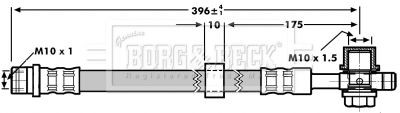 Borg beck bbh7185 - brake, hose