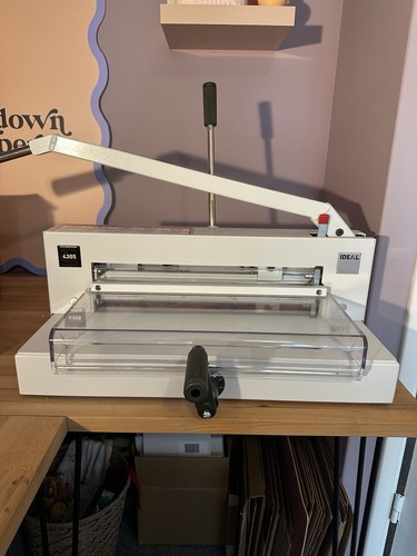 Ideal 4305 manual - ideal-, guillotine