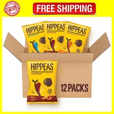 Hippeas Variety Pack Chickpea Puff Vegan Crisps | 12 x 22g Sharing Bags | Plant