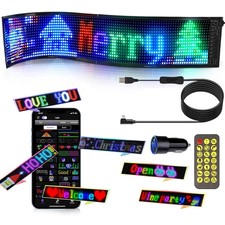 Car RGB LED Sign Scrolling
