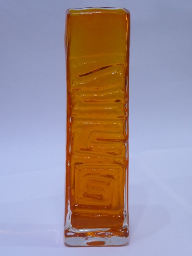 Whitefriars glass tangerine - glass,