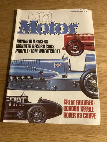 Old motor magazine september - magazine,