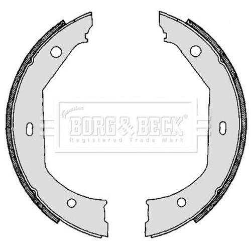 Borg beck parking brake shoe - parking,