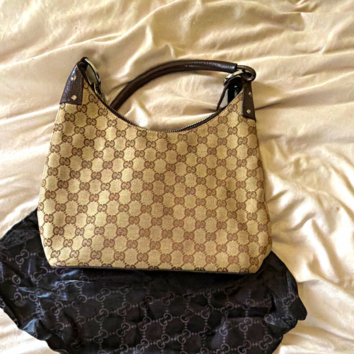 Gucci beige brown canvas - gg,