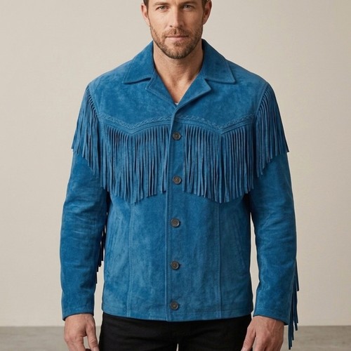 Men western cowboy suede - western,