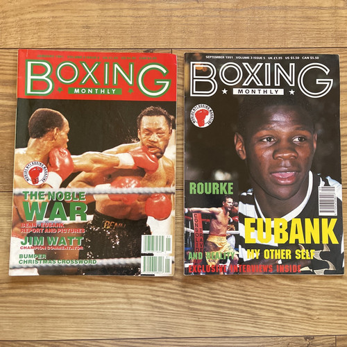 Boxing monthly magazines - monthly, jan