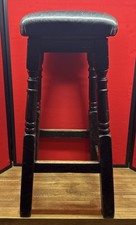 Vintage Wooden Pub Bar Stool  Restoration needed 