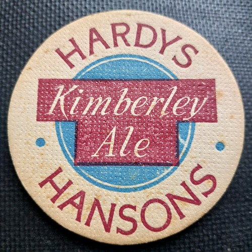 Hardy hansons beer mat cat - hansons, uk