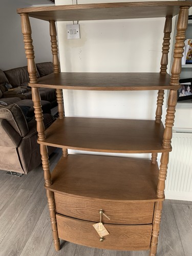 Dark oak brown cabinet - dark,