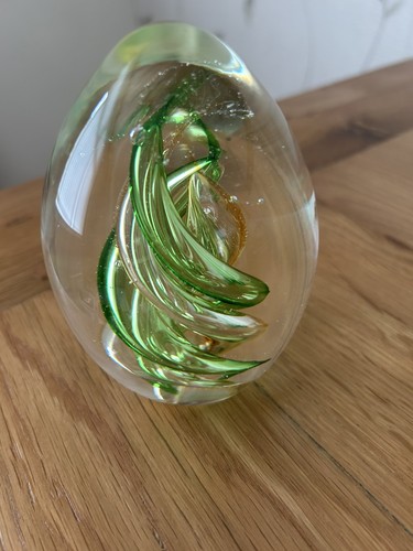 Vintage hand blown teardrop - hand,