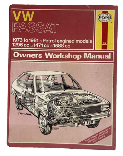 Haynes car manual - haynes, vw