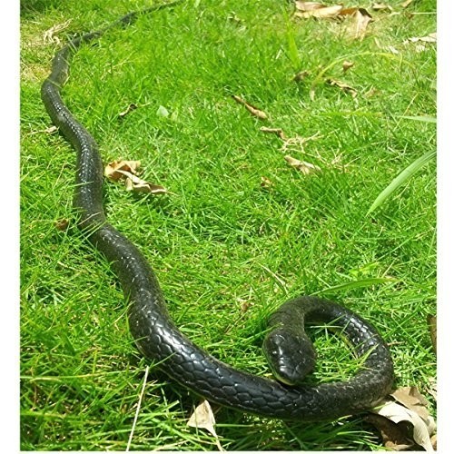 Rubber lifelike snakes - rubber,