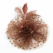 Elegant Feather Fascinator Headband for Ladies Wedding Royal Ascot Races NEW