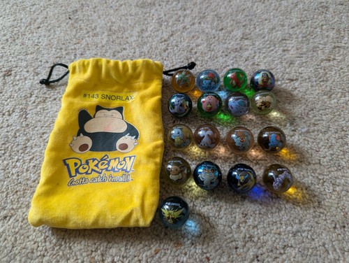 Vintage pokemon marbles with - pokemon,