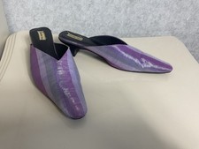 Vintage Y2K Purple Stripe Mule