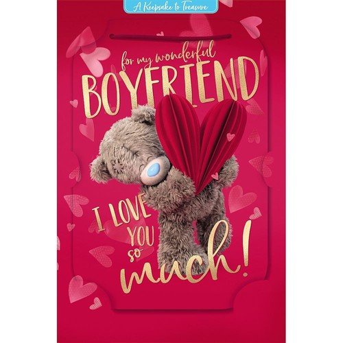 Bear holding paper - holding, heart