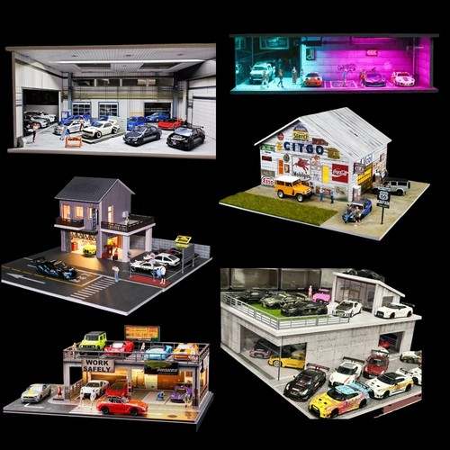 Diorama diecast car - 1/64,
