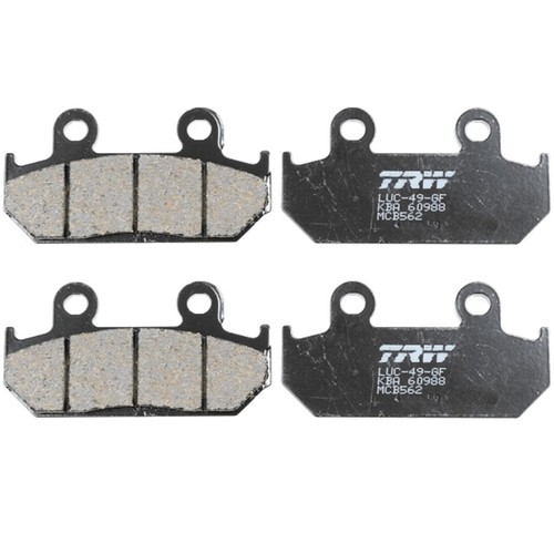 Front brake pad - , fits