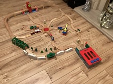 Wooden train set
