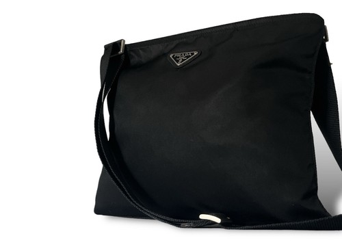 Prada tessuto triangular logo - prada,