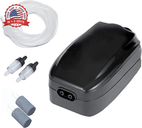 Aquarium air pump dual - aquarium,
