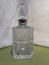 Vintage Crystal Decanter With