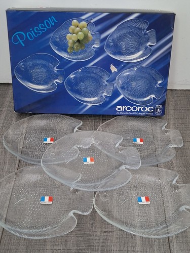 Vintage arcoroc france - france, fish