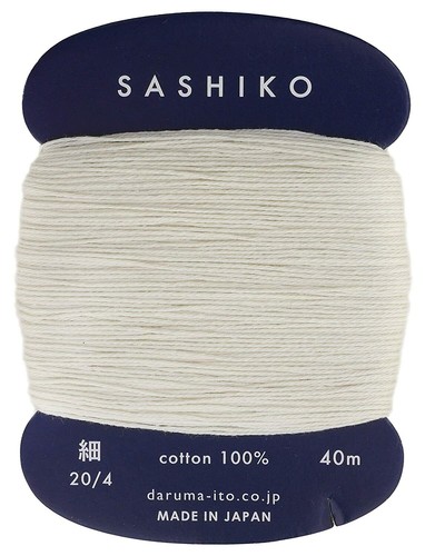 Sashiko thread thin 40m - sashiko,