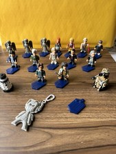 16 x Doctor Who Micro-Figures Lego Compatible & Daleks Stands Bundle BBC 2011 