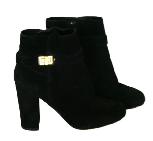 Faith 2016 black suede ankle