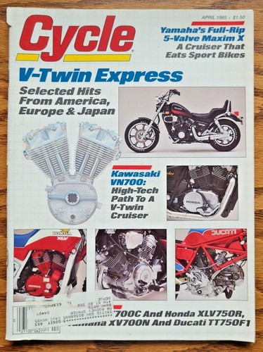 Cycle magazine april 1985 - magazine,