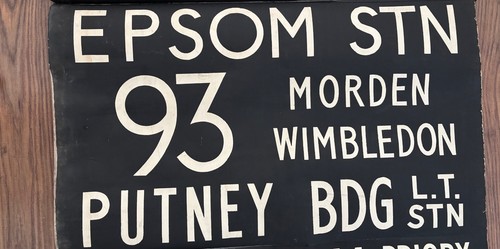 1950 london trans front - front, panel