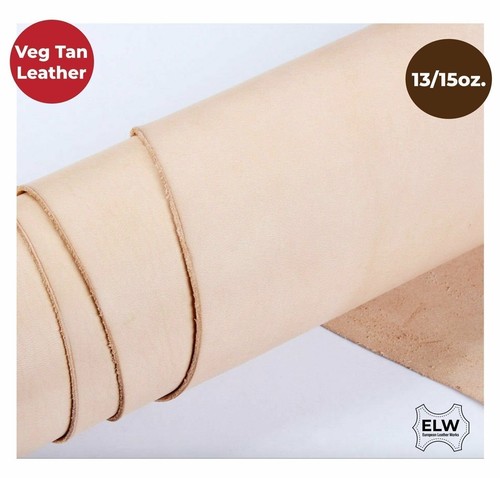 Veg tan full grain leather - veg,
