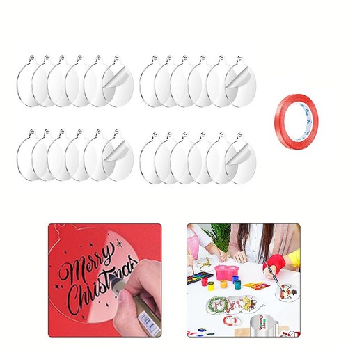 Transparent acrylic christmas - transparent,
