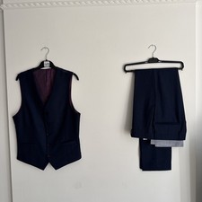 T.M.Lewin Men's Blue Suit