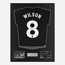Framed Harry Wilson Signed Fulham Shirt 2023-24 Third away [Classic]