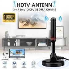 Best Caravan Portable TV Antenna Indoor  Digital HD Freeview Aerial Ariel