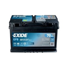 Battery For Porsche 911 964 3.6 Carrera RS Exide EFB 12V 70Ah 760CCA Type AFB096
