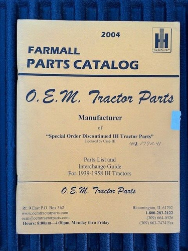 2004 farmall tractor - o.e.m.,