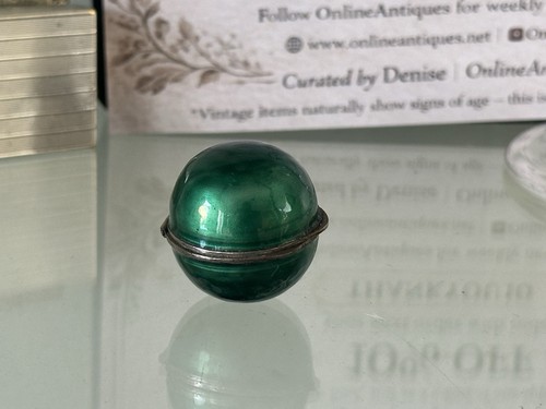 Antique 19thc green enamel - antique,