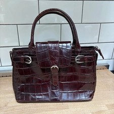 Dents Brown Leather Handbag -