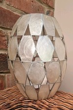 Vintage  Capiz Shell Lampshade