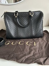Gucci Guccissima Black Leather