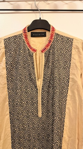 Khaadi embroidered kurta shirt - embroidered,