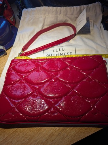 Lulu guinness patent - red, lips