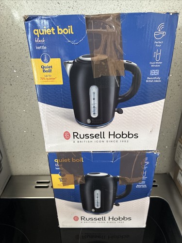 Russell hobbs quiet boil black - russell,