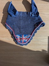 John Whitaker Diamante Union Jack Fly Veil Full Size