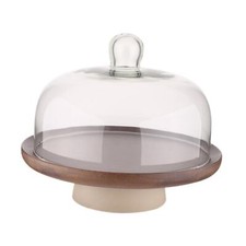 Cake Stand with Glass Dome