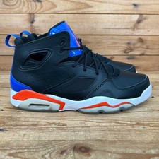 Nike Trainers Mens Size UK 10 Jordan Flight Club 91 Black Royal Orange Shoes